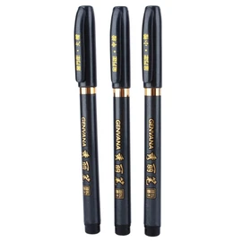 3 piezas de caligrafía japonesa china Shodo Brush Ink Pen Writing Drawing Craft para papelería escolar de MAVIS LAVEN