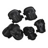 Roller Skate Protection Gear Set Adjustable Knee Elbow Pads Wrist