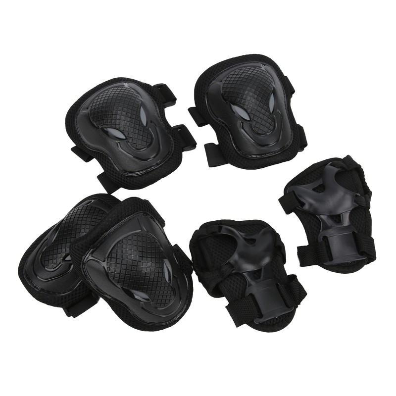 Roller Skate Protection Gear Set Adjustable Knee Elbow Pads Wrist