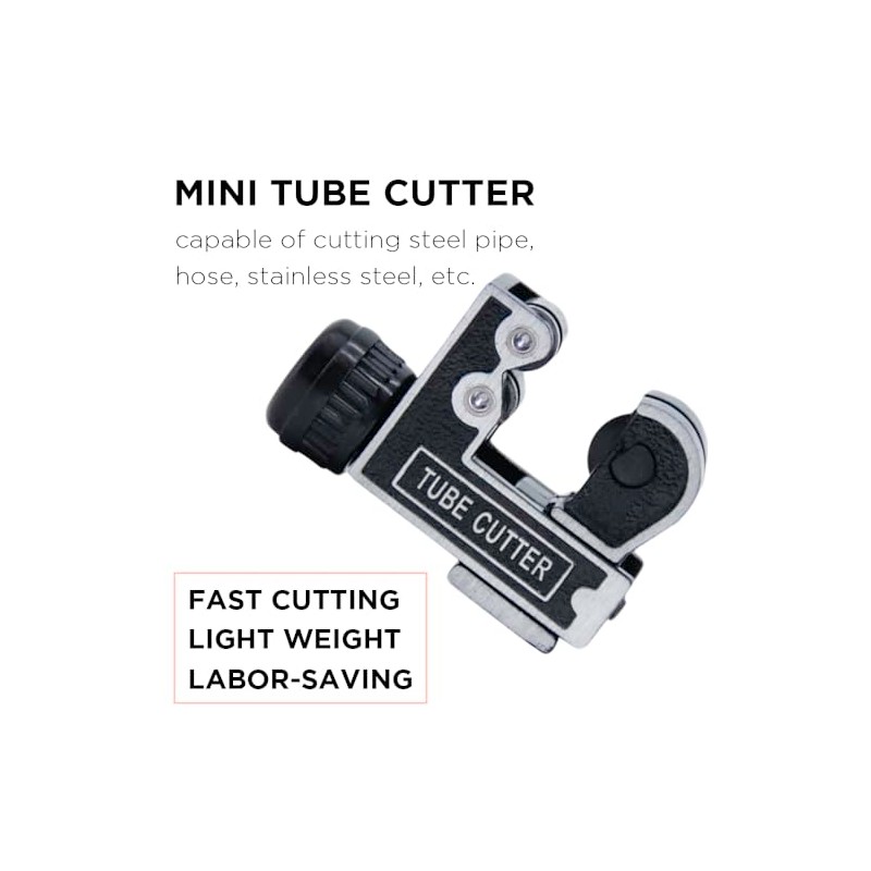 YoiYee Compact Adjustable Tube Cutter, 3-28mm – Precision Mini Pipe