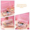 VILLFUL Organizer Box with Lid Transparent Storage Case 4.8l Space-saving