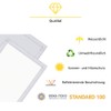 Eurohome 100% Blackout Skylight Roller Blind, No Drilling, Sun Protection,