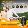 Advanced Turmeric Capsules High Strength 3000mg, Ginger & Black Pepper