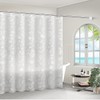 Conch Starfish PEVA Shower Curtains, Waterproof Semitransparent Shower Curtain Liners