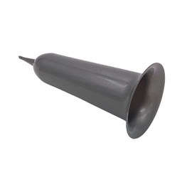 BURI grave vase silver graveyard vase grave decoration grave ornament graveyard