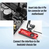 skineat New Materials 3 Pin / 4-Pin pc Fan Extension