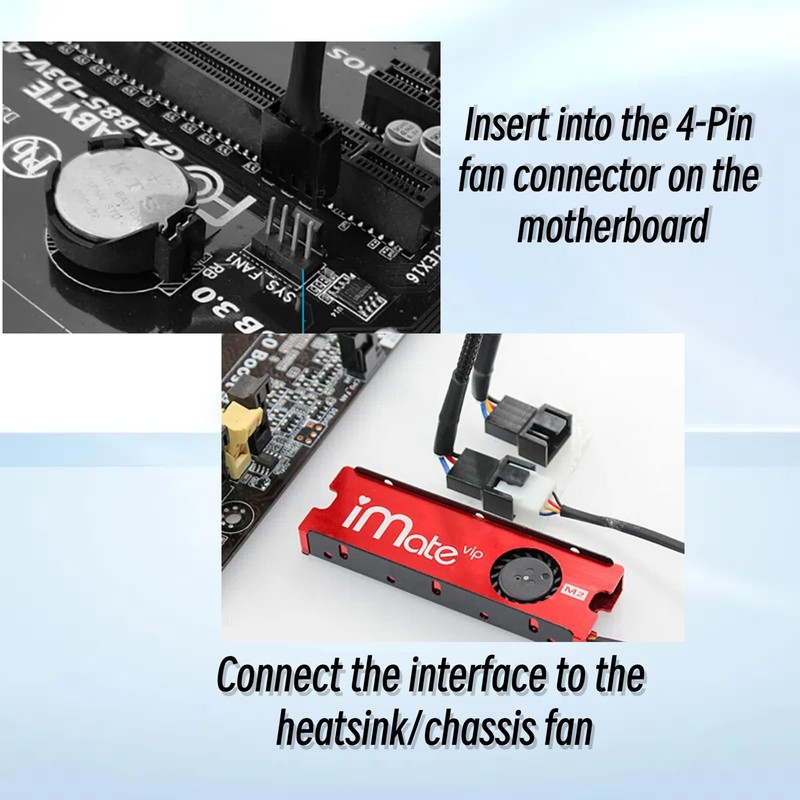 skineat New Materials 3 Pin / 4-Pin pc Fan Extension