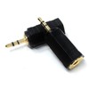 DRUT 2pcs 2.5mm Stereo Jack to 3.5mm Socket Plug Audio