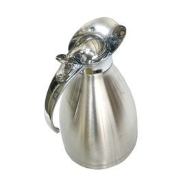 FixtureDisplays 5 Cup 1.2 L Stainless Steel Water Pitcher Tea Coffee Pitcher Carafe Decanter