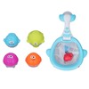 Floating Squirts Animal Toys Set Fishing Net Bath Toy Sets