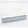 2 Sheets Wedding Day Writing Design Wrapping Paper Gold Silver