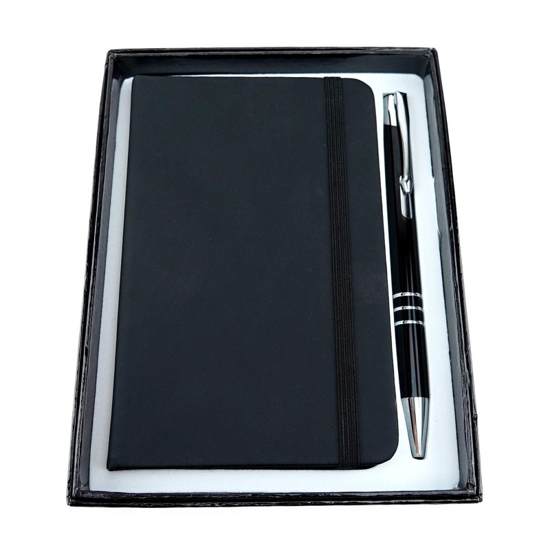 TigerTie - Writing set with retractable ballpoint pen and notebook