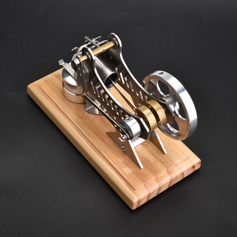 LED Air Stirling Engine Funny Education Electricity Power Generator Model