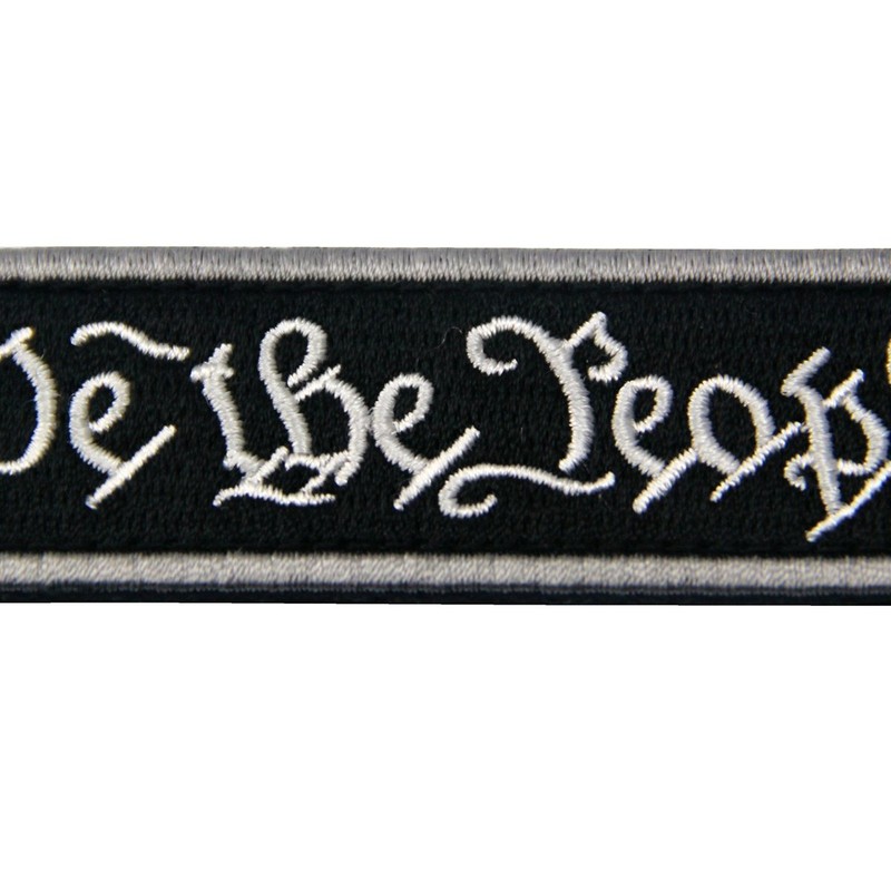 We The People Tactical bordado Morale cierre gancho y lazo