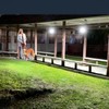 ABZXT Solar Outdoor Pendant Light IP65 Waterproof Motion Sensor Auto