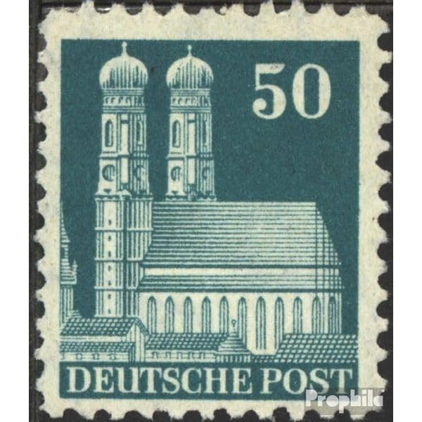 Bizonal (Allied Cast) 92W B fine used/cancelled 1948 Buildings (Stamps