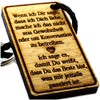 Lieblingsmensch Wooden Keyring Model: "Wenn ich Dir Sage, dass ich