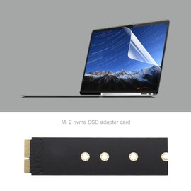 VGOL M.2 NVME SSD Convert Adapter SSD to NVME Converter Hard Disk Adaptor Card Compatible with MacBook Air Pro Retina 2013-2017 NVME SSD Upgrade Kit for A1465 A1466 A1398