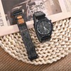 ANNEFIT Denim Watch Band, Casual Watch Replacement Band, Fabric Magic