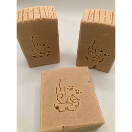 Homemade Champagne & Baby Rose Calamine & Buttermilk Soap, Lot 3 Bars (4 Butter Bar)