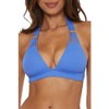 Becca Modern Edge Rib Halter Top Cornflower MD