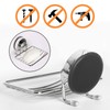 Ulable Stainless Steel Soap Holder, Bathroom Vacuum Suction Cup Wall