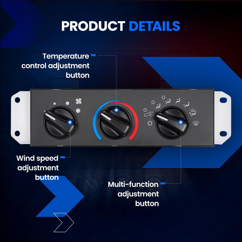 SYKRSS 55037473AB HVAC A/C Heater Climate Control Panel Module with