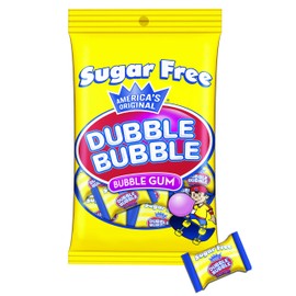 Tootsie Roll Dubble Bubble Sugar Free Bags, Pack of 12 3.5-oz. Bags