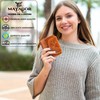 MATADOR Genuine Leather Women's Wallet RFID Protection Wallet Compact Leather,