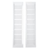 2 Pcs Air Vent Ventilation Grille Aluminium Alloy Rectangular Vent