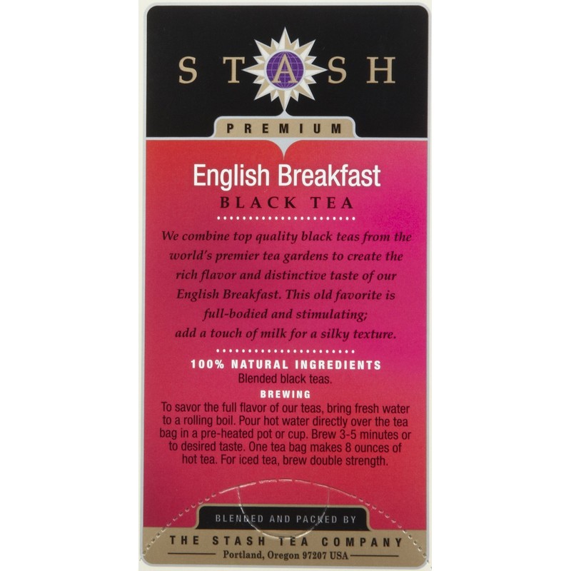 Stash Tea English Breakfast Tea - 20 ct