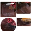 Transparent Packaging Box Set: 100 Pieces Transparent Gift Boxes Macaron