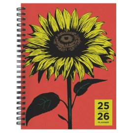 TF Publishing July 2025 - June 2026 Andy's Sunflower Medium Weekly Monthly Planner