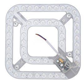 Ausla LED-Deckenventilator Lichtpaneel Ersatz 24W 2100LM 3 Farben Magnethalterung mit Fernbedienung für Schlafzimmer Küche Wohnzimmer