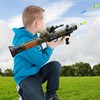 Toy Rocket Launcher, Rocket Gun with 3 Foam Rockets, Toy