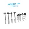 COHEALI 4pcs Toilet Tank Bolt Kit Durable Toilet Tank Screw