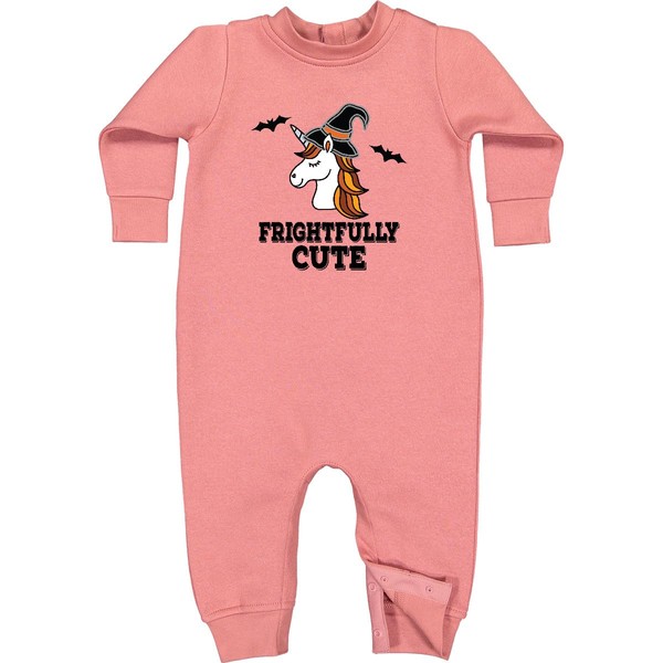 inktastic Halloween Witch Cute Unicorn Baby Fleece Romper 18 Months