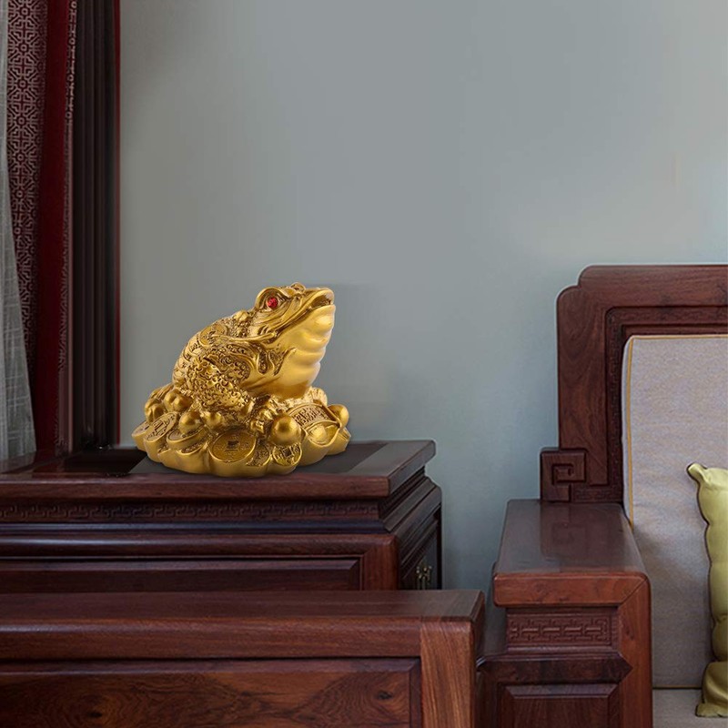 Feng Shui Money Frog Money Chinese Lucky Three Legged Wealth