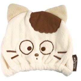 Skater TOC11-A Water Absorption, Quick Drying, Animal Towel Cap, Tama & Friends, How about Uchi no Tama? Length 9.1 x Width 6.7 inches (23 x 17 cm)