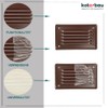 KOTARBAU 05907465900836 Post Support, 165 x 100 mm, Brown
