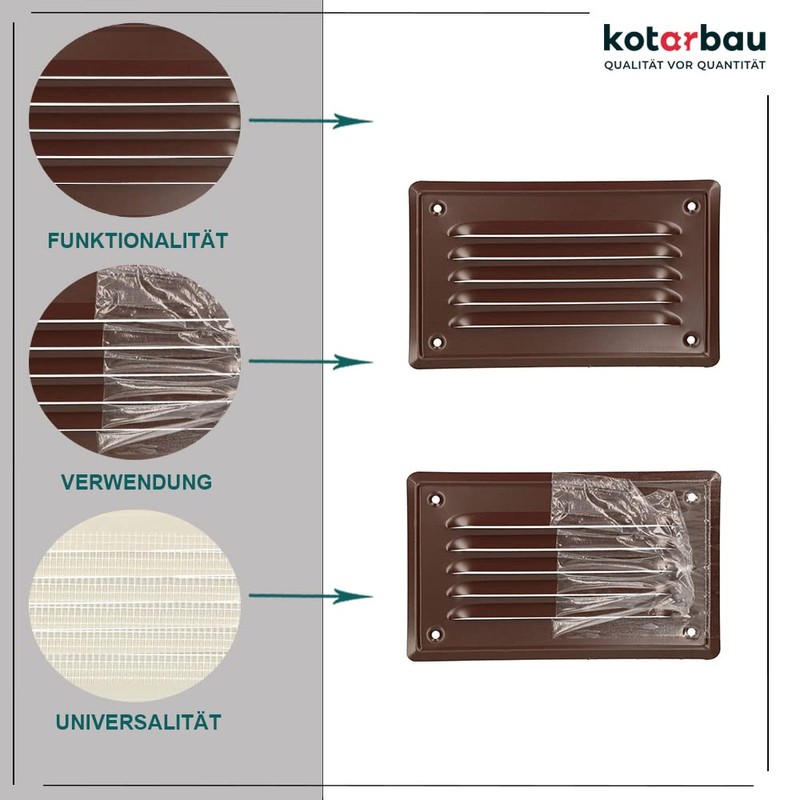 KOTARBAU 05907465900836 Post Support, 165 x 100 mm, Brown
