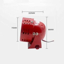 Loud Horn Alarm Siren DC 12V Outdoor Indoor Outdoor Fire Retardant