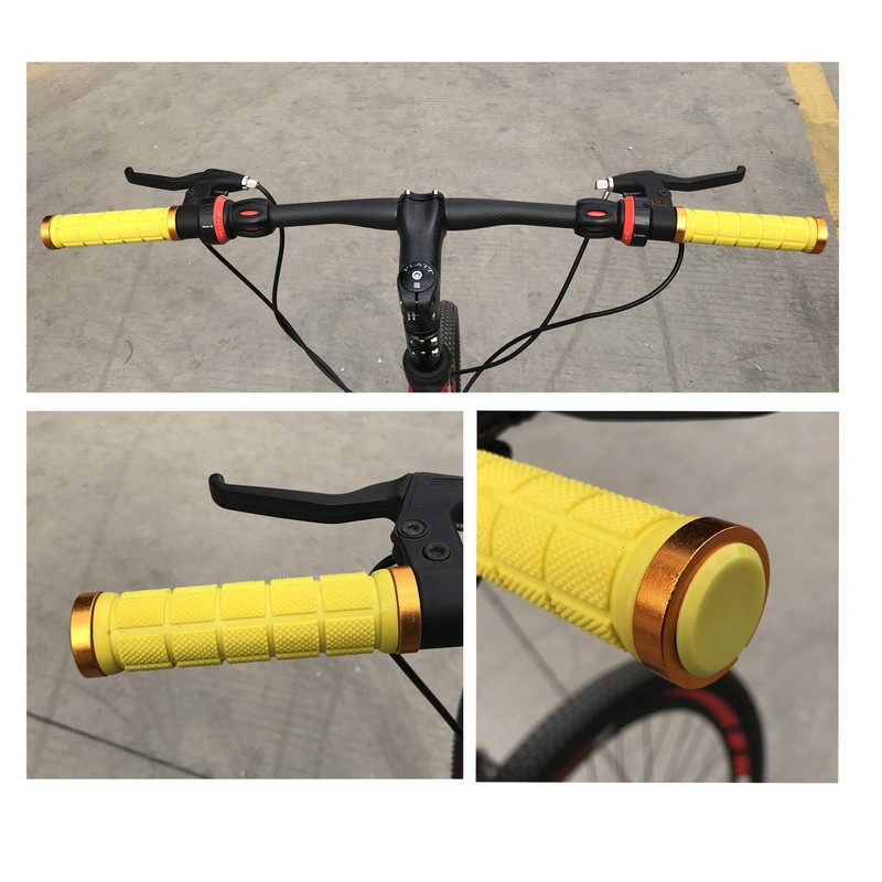 PLATT Bike Handlebar Grips Rubber Comfortable Bicycle Handle Grip for