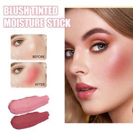 Lovelycat Blush Rare Beauty Liquid Blush Stick Cream Blush Natural Waterproof Long Lasting Powder Blusher,On The Go Blush Brushes For Makeup Cheeks,Suitable For All Skin Types(2PC)