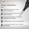 Beard Filler Pen kit Dark Brown Beard Pen with Brush