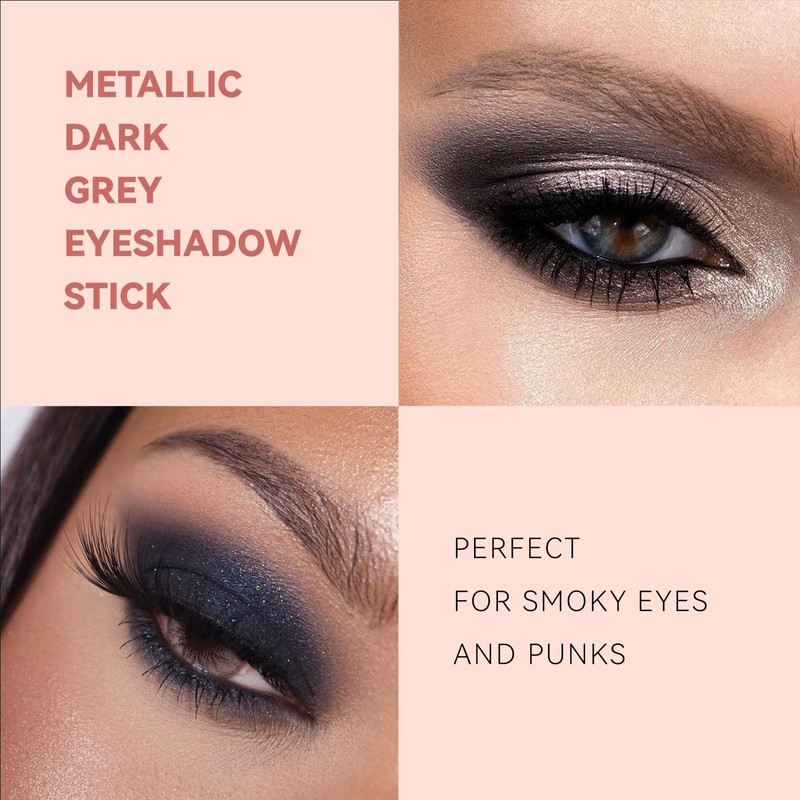 Eyeshadow Stick,Cream Shadow Stick,Glitter Eye Shadow Stick, Black Eyeshadows Pencil