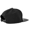 Blackskies Vanguard Snapback Cap Black Men's Baseball Cap Suede Synthetic