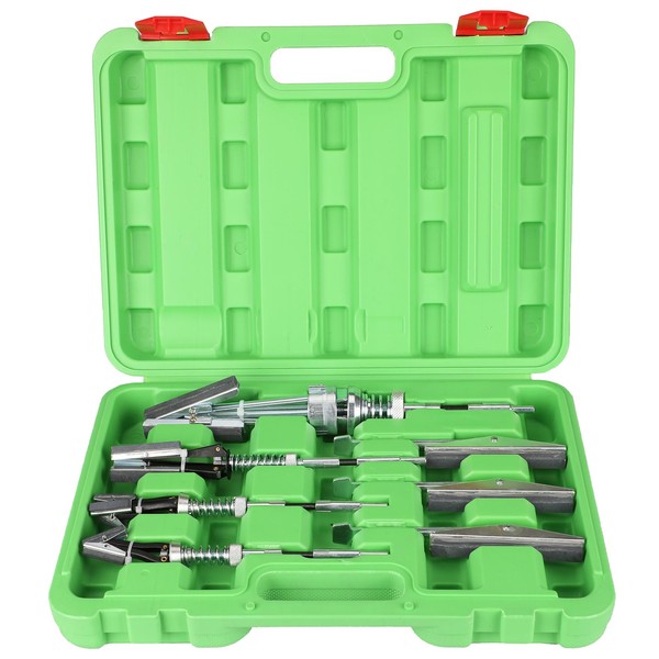 EADUTY 7 Pcs Engine Cylinder Hone Tool Kit 3/4" to 7" Adjustable Deglazer with 3-Piece 4" Long Stones 220 Grit and Plastic Case