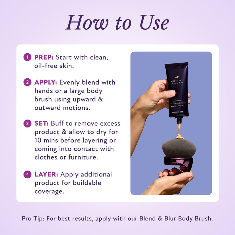 Westmore Beauty Body Coverage Perfector – Waterproof Leg & Body