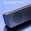 ciciglow Wired Speaker, 3.5mm Input USB Powered Wired Computer Soundbar